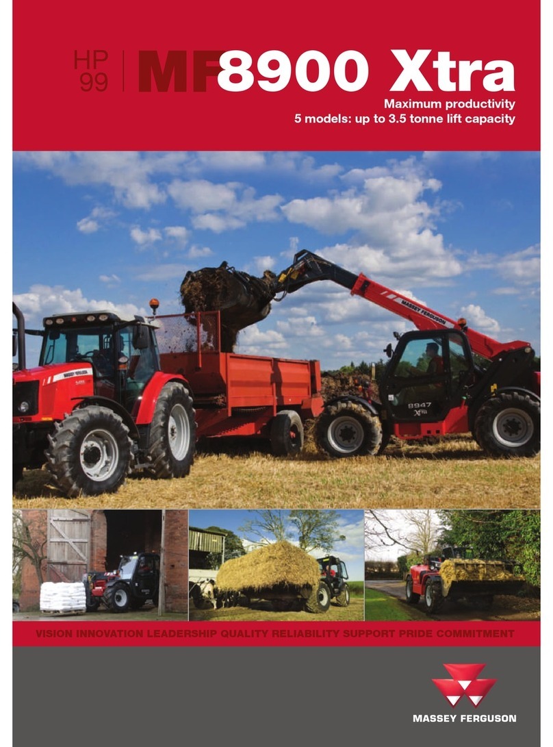 MASSEY FERGUSON 8900 XTRA BROCHURE 99 brochure