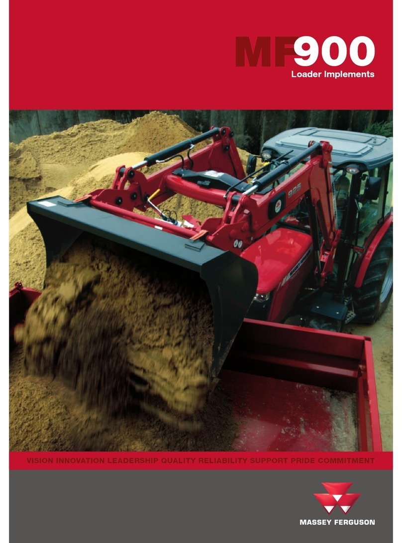 MASSEY FERGUSON 900 - LOADER IMPLEMENTS manual