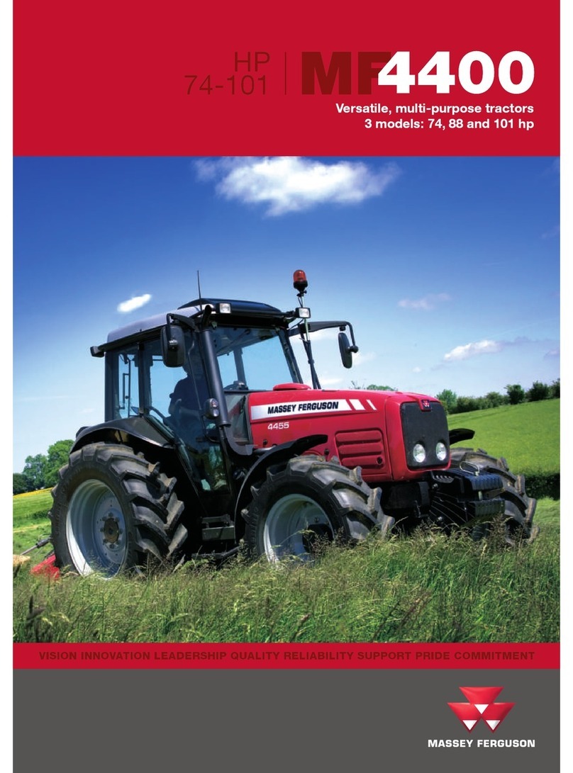 MASSEY FERGUSON 4400 BROCHURE 74-101 User manual