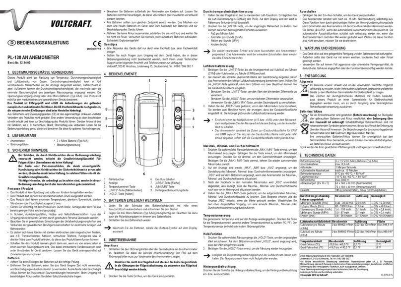 VOLTCRAFT PL-130 AN manual