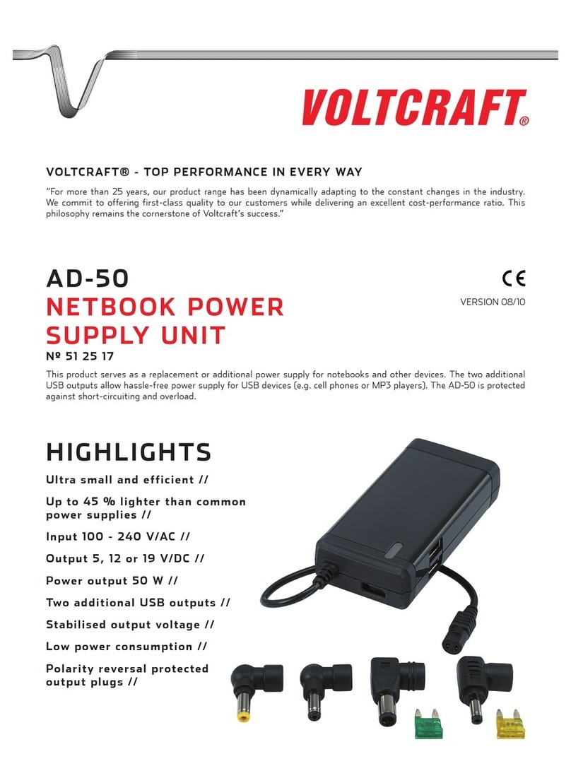 VOLTCRAFT AD-50 User manual