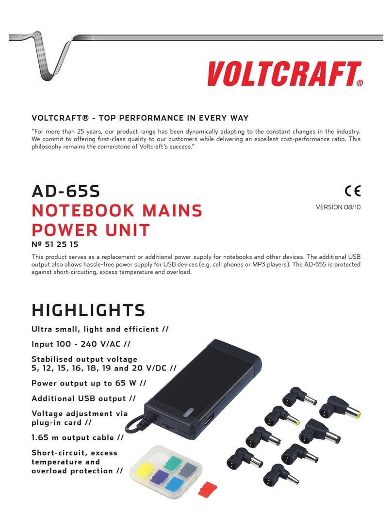 VOLTCRAFT AD-65S datasheet