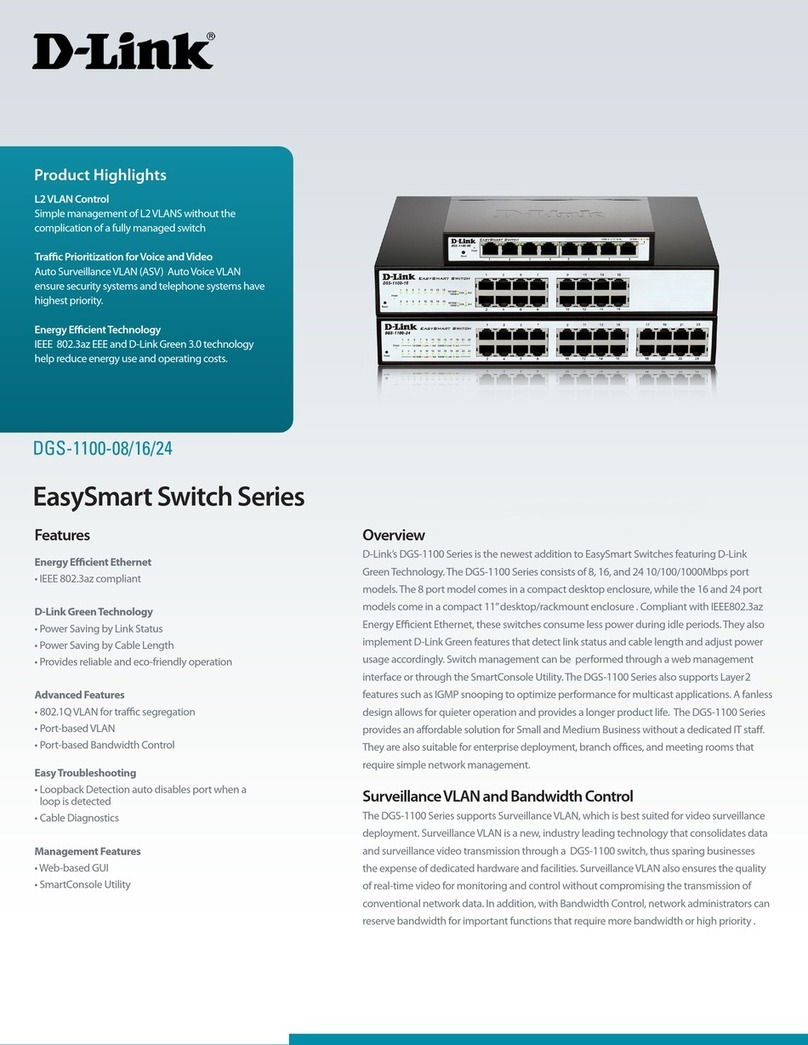 D-Link EasySmart DGS-1100-08 User manual