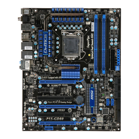 MSI P55 GD80 - Motherboard - ATX User manual