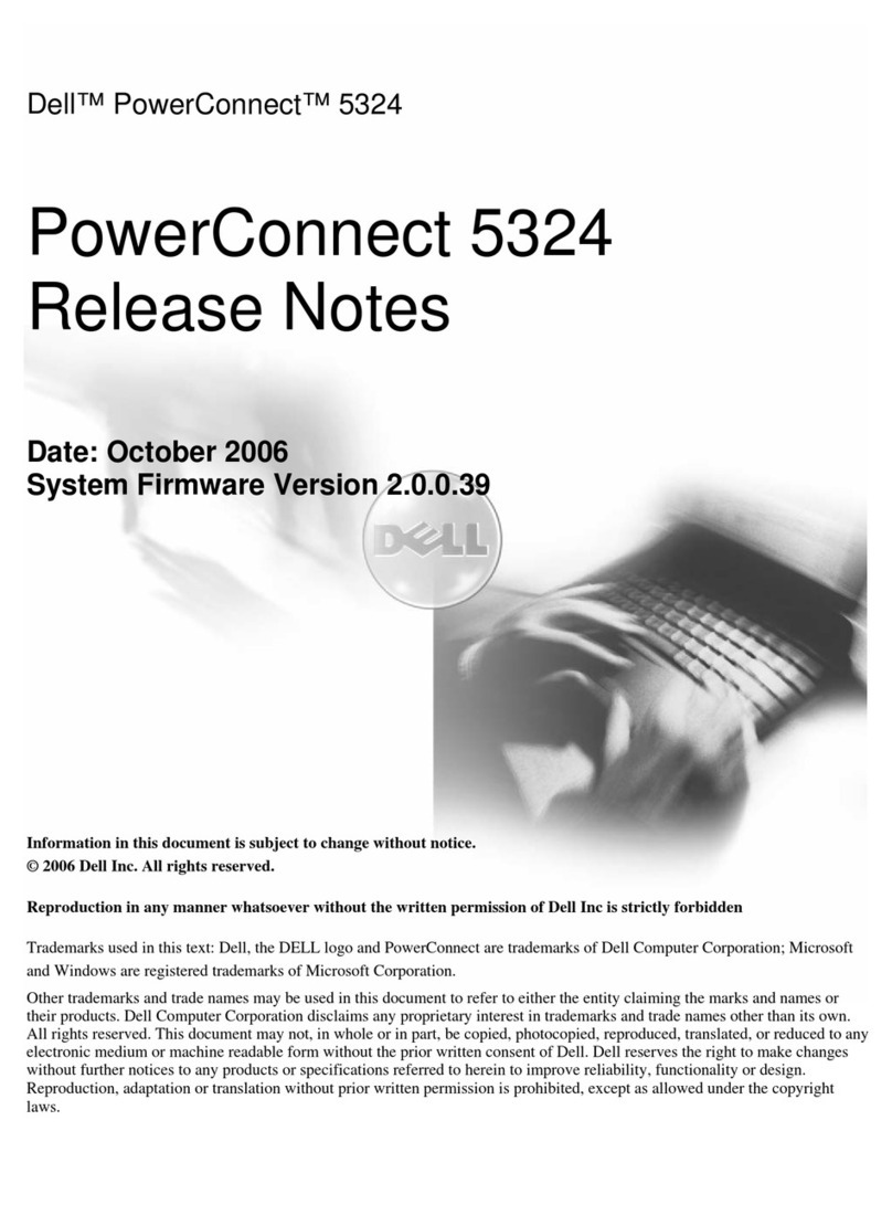Dell 5324 - PowerConnect Switch Instruction Manual