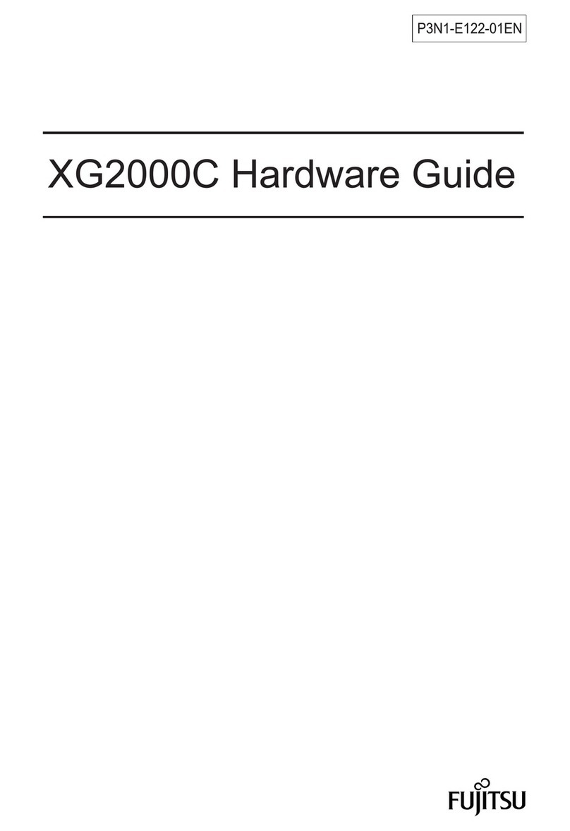 Fujitsu XG2000C - Switch Installation instructions