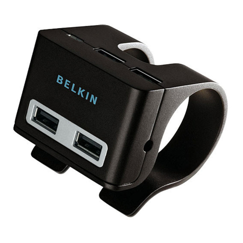 Belkin F5U416 - Clip-On Hub User manual Belkin F5U416 - Clip-On Hub User manual