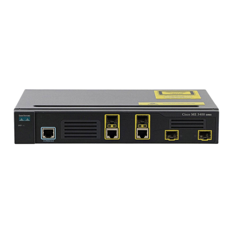 Cisco ME 3400G-2CS - Ethernet Access Switch User manual