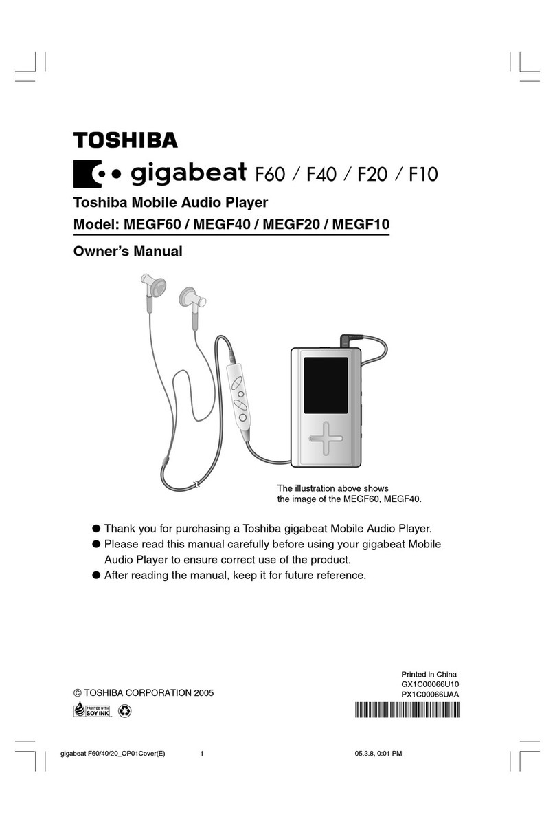 Toshiba MEGF60S User manual
