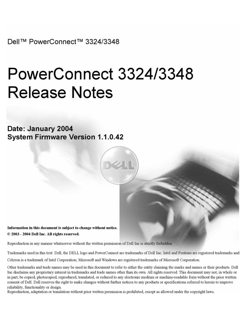 Dell 3348 - PowerConnect Switch - Stackable Instruction Manual