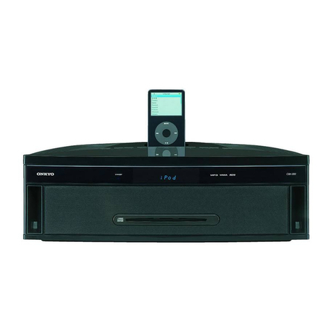 Onkyo CBX 300 - CD / MP3 Clock Radio User manual