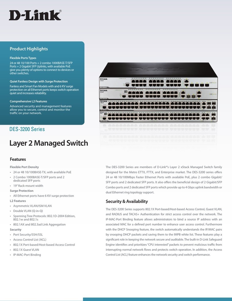 D-Link xStack DES-3200-28P User manual