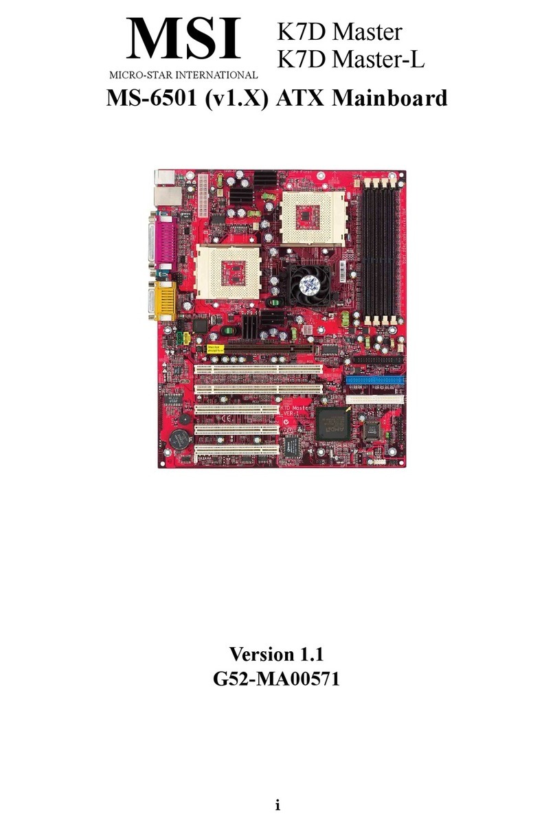 MSI K7D Master-L User manual