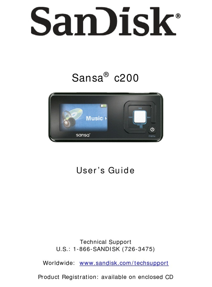 SanDisk SDMX72048 user guide