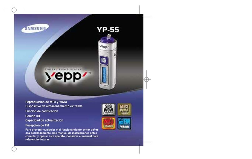 Samsung YP-55H User manual