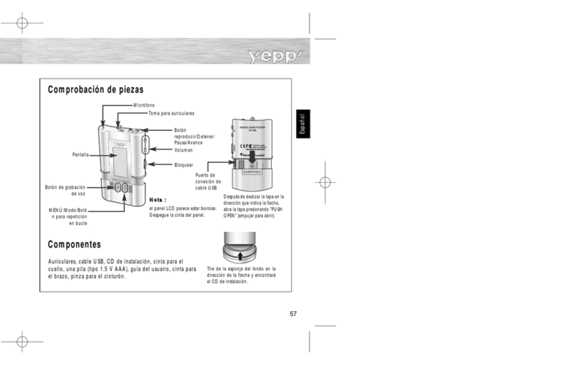 Samsung Yepp YP-300S Instruction Manual