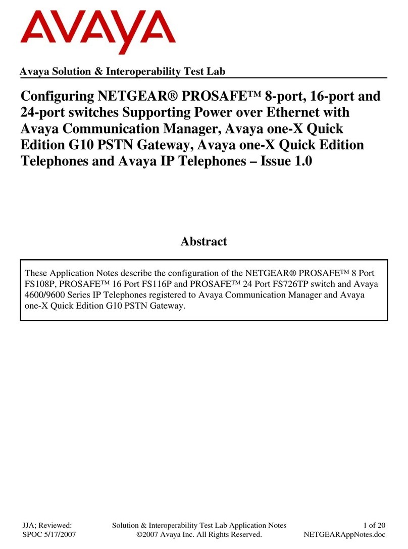 NETGEAR FS108P - ProSafe Switch Supplement