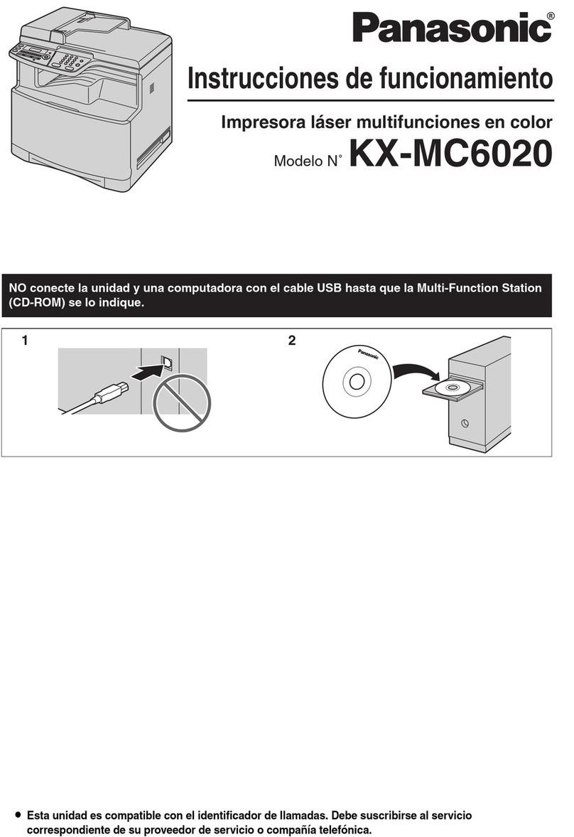 Panasonic KX-MC6020 Instruction Manual