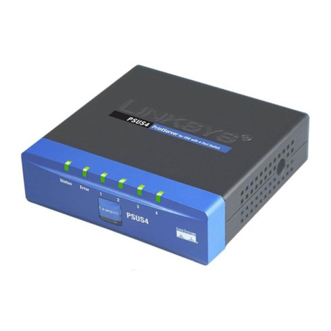 Linksys PSUS4 - PrintServer For USB user guide Linksys PSUS4 - PrintServer For USB user guide