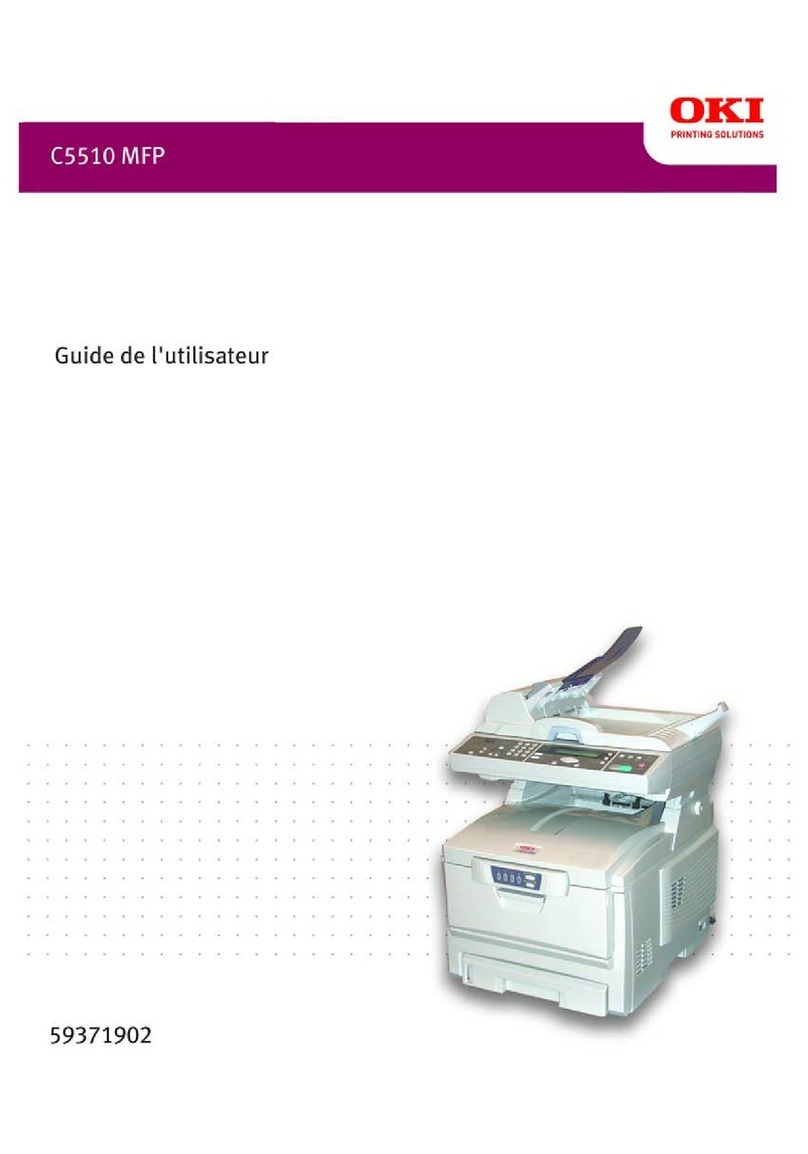 Oki C5510n MFP Quick start guide