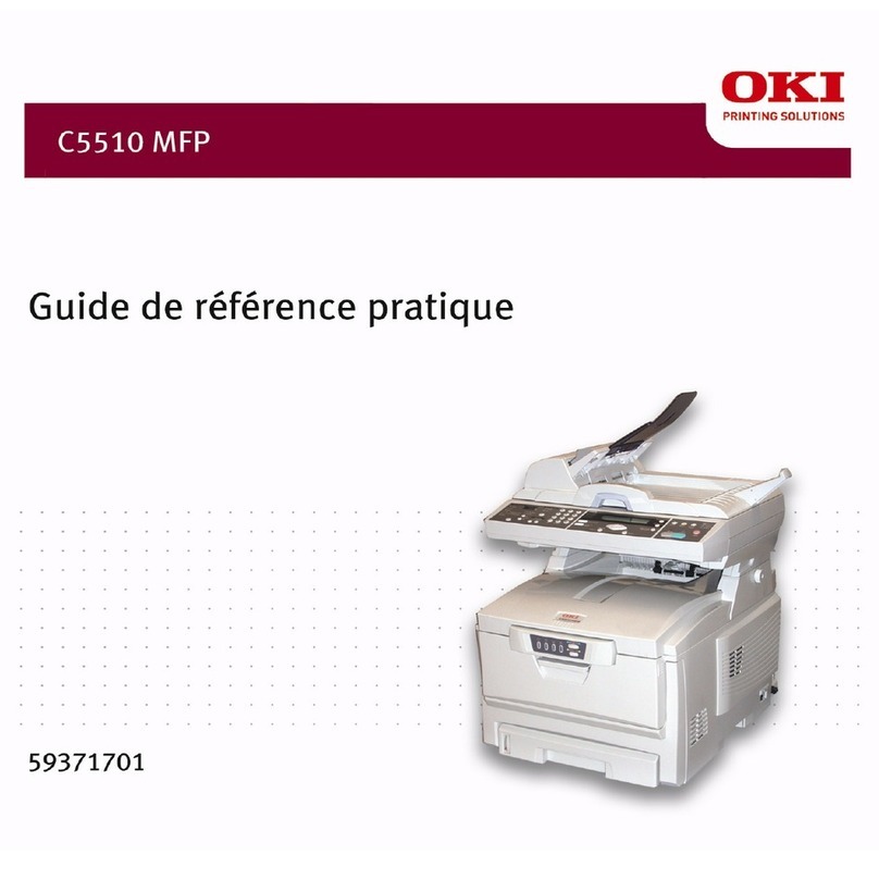 Oki C5510n MFP Quick start guide Oki C5510n MFP Quick start guide