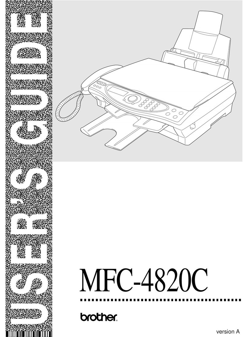 Brother 4820c - MFC Color Inkjet User manual