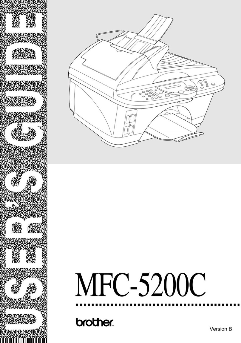 Brother 5200c - MFC Color Inkjet User manual