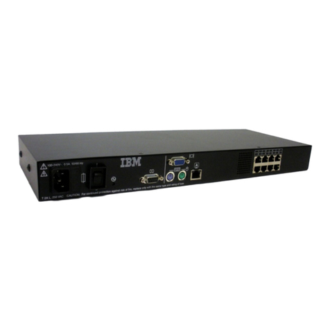 IBM 17353LX - 1x8 Console Switch Installation and user guide