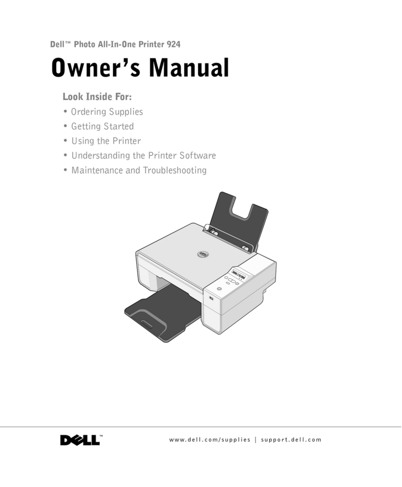 Dell 924 - Photo All-In-One Inkjet User manual
