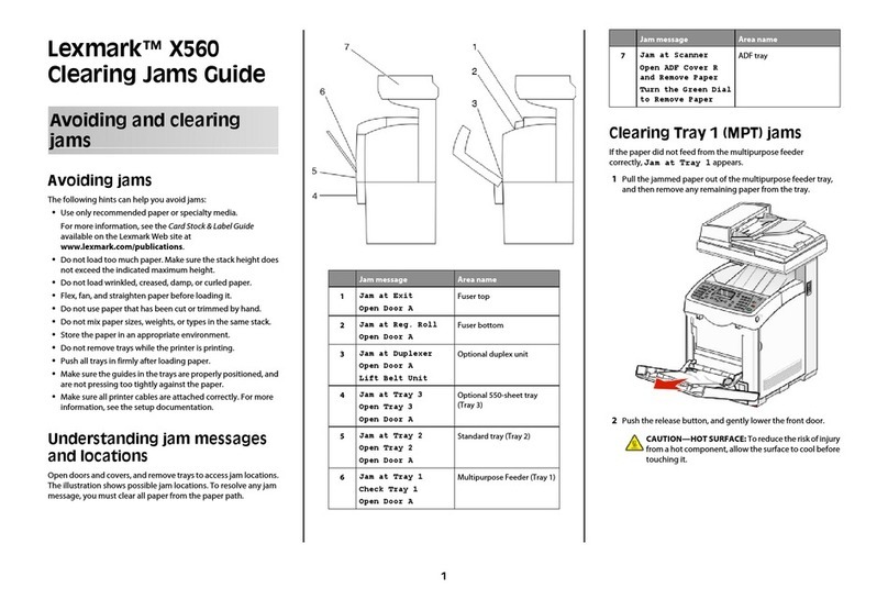 Lexmark 560n - X Color Laser User manual