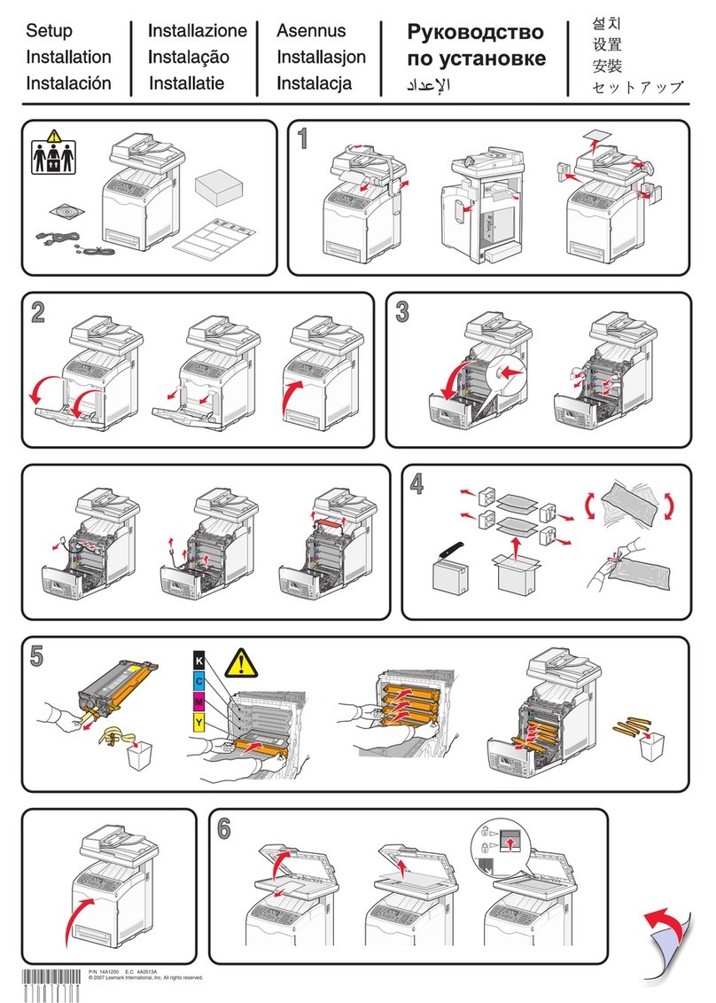 Lexmark 560n - X Color Laser Manual