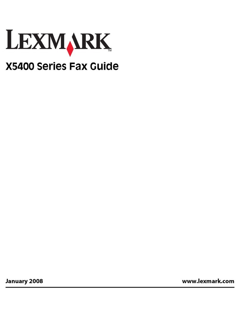 Lexmark 5495 - X Color Inkjet Fax guide