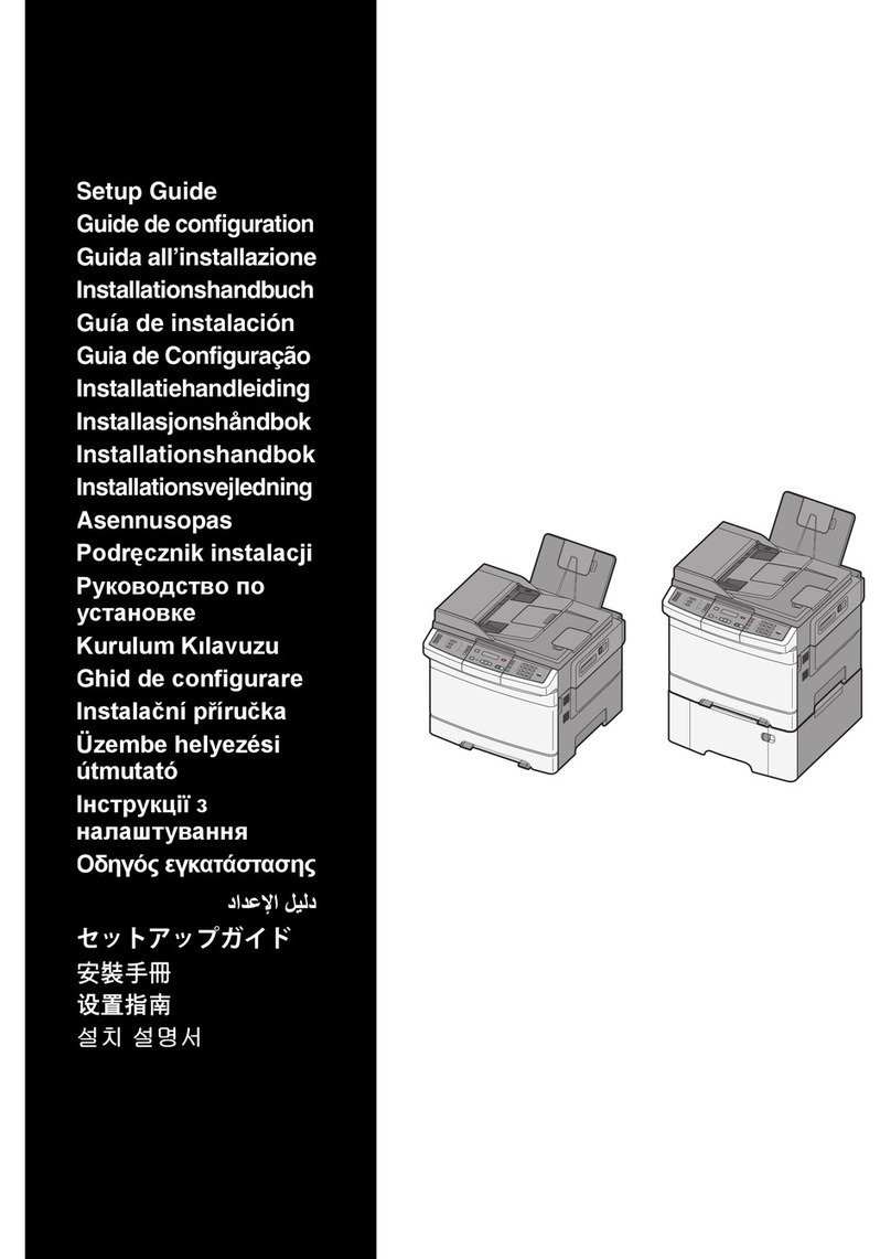 Lexmark 544n - X Color Laser User manual