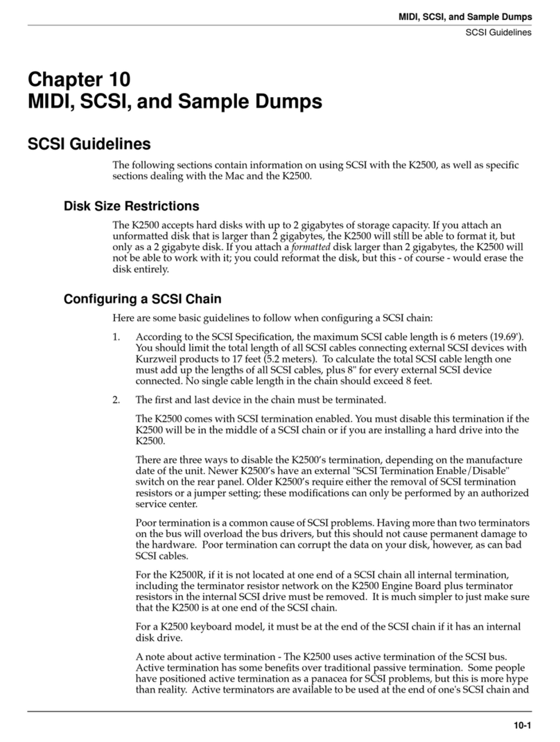 Kurzweil K2500 manual