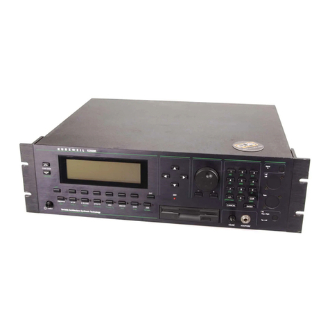 Kurzweil K2500 User manual