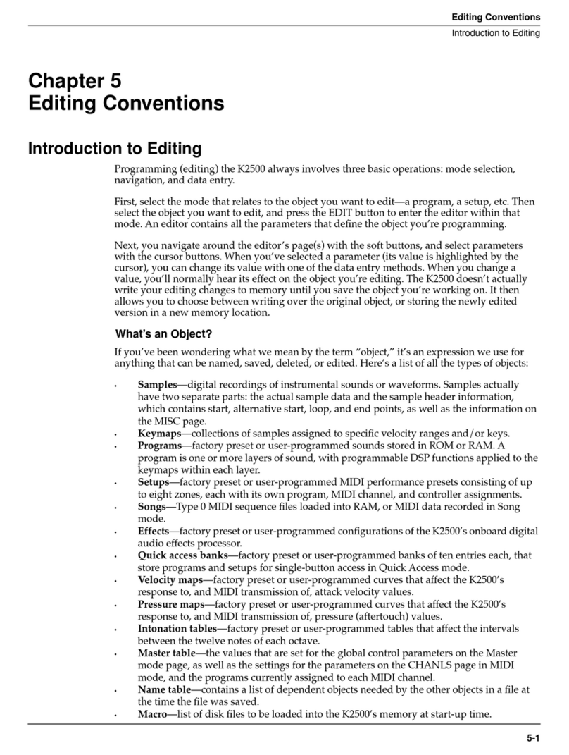 Kurzweil K2500 User manual