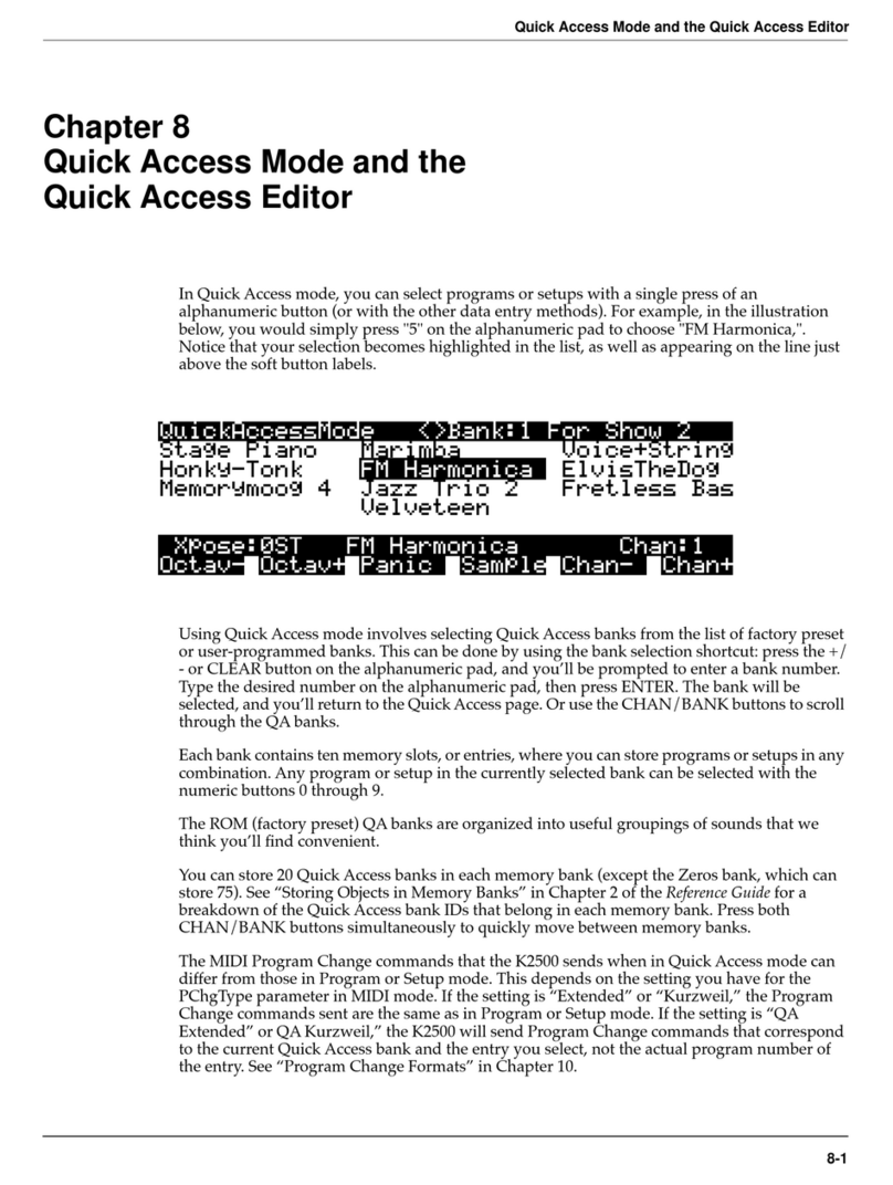 Kurzweil K2500 User manual