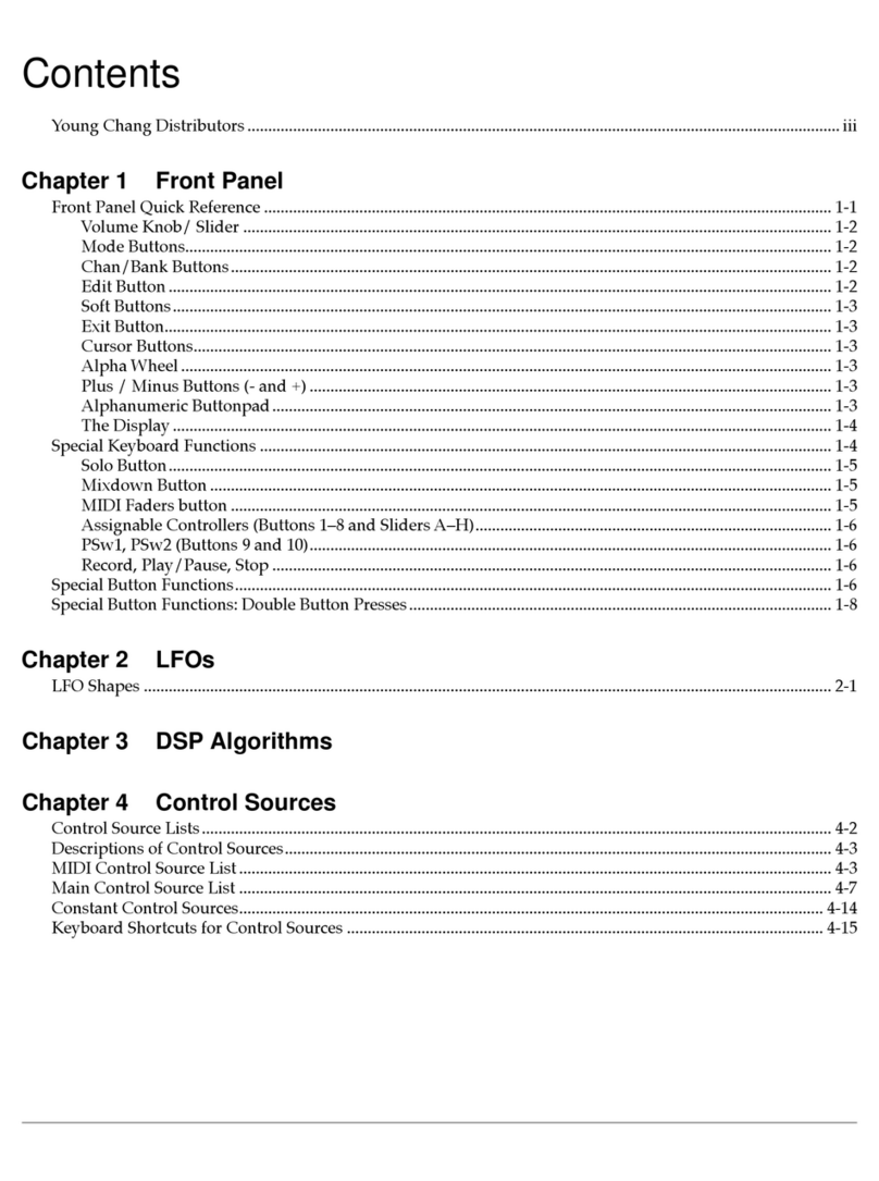 Kurzweil K2600 BEST OF VAST - REV A User manual