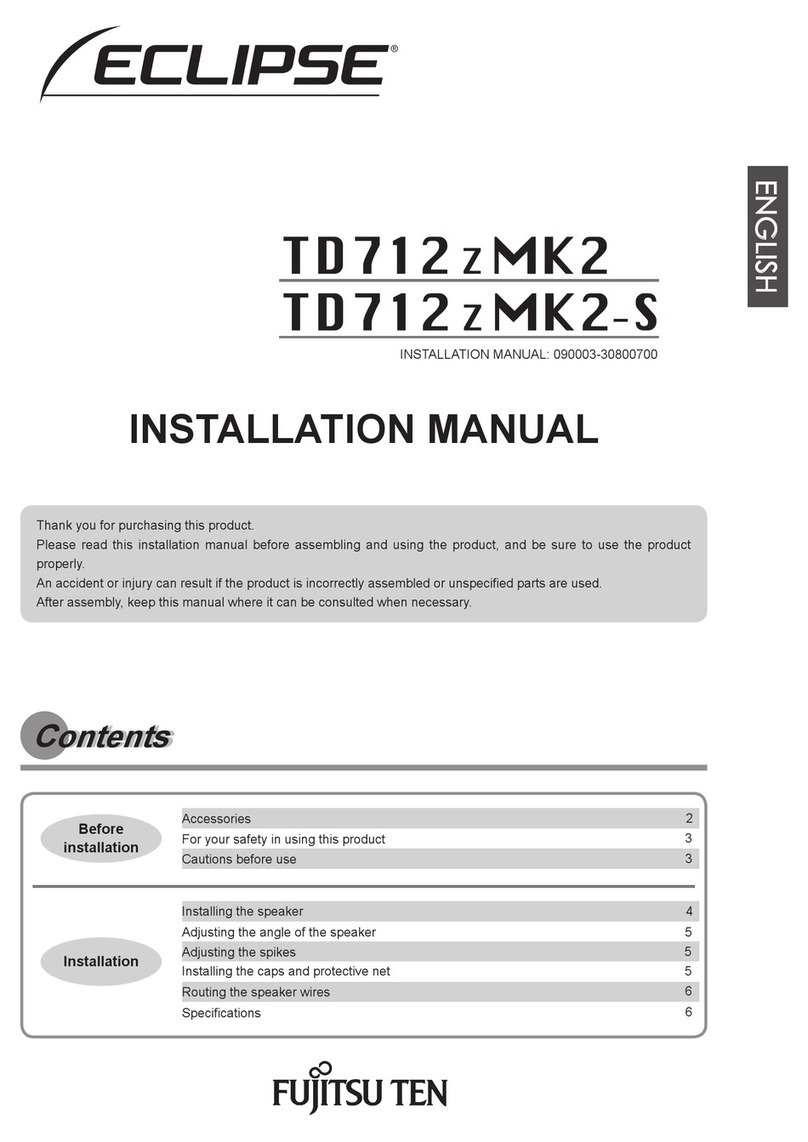 Eclipse TD712z MK2 User manual
