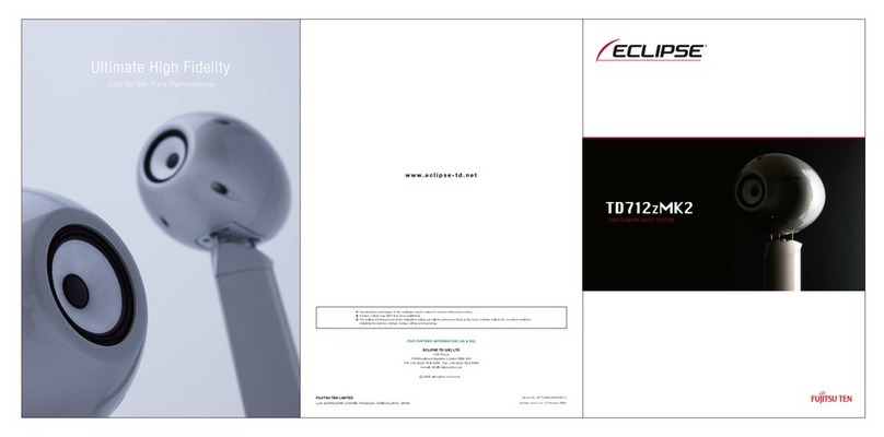 Eclipse TD712z MK2 User manual