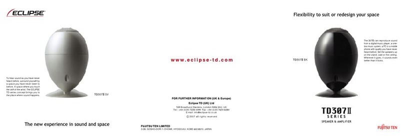 Eclipse TD307II Series User manual