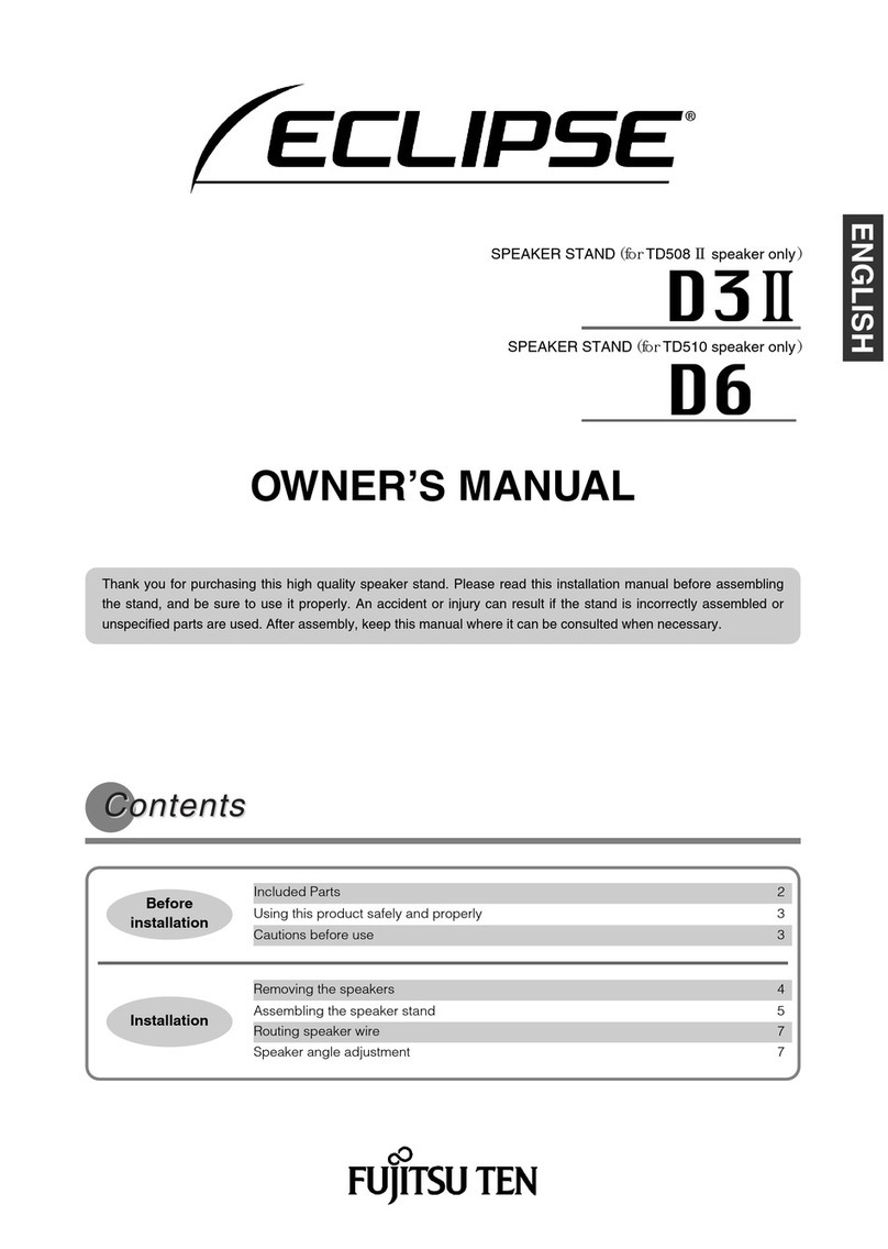 Eclipse D3II owner's manual