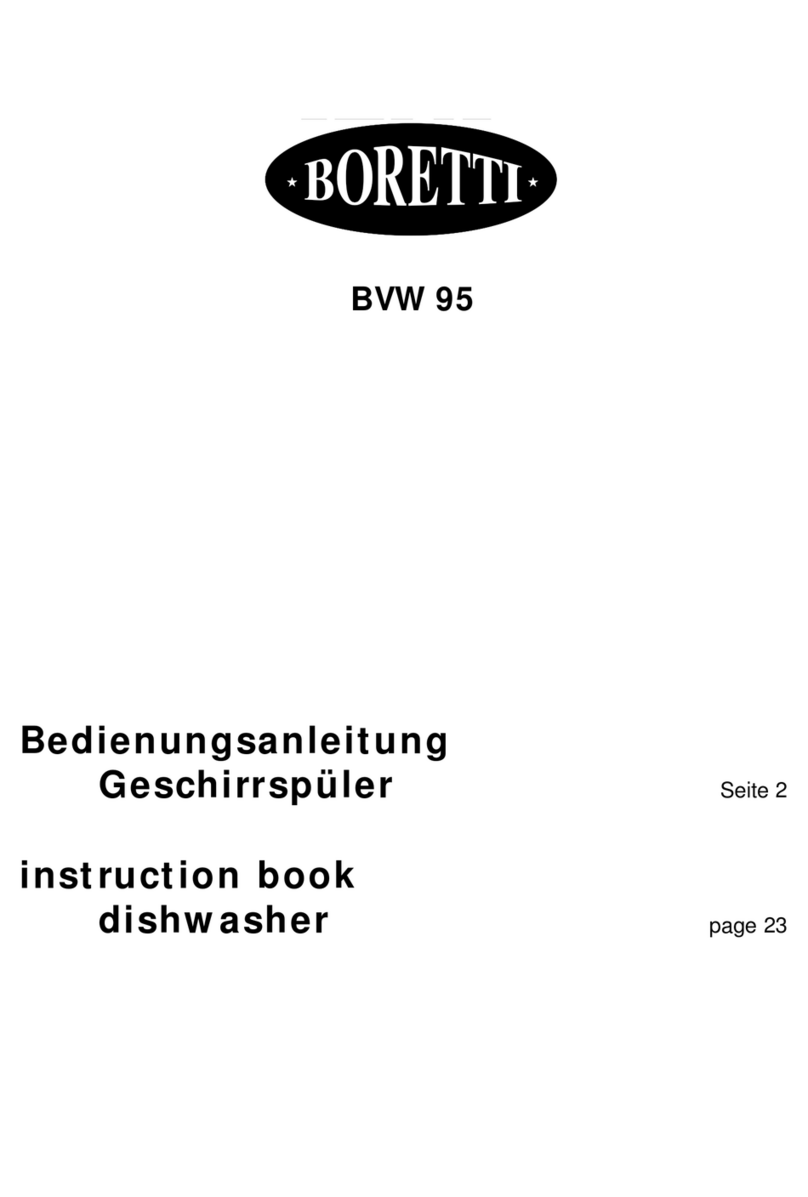 BORETTI BVW95 Instruction book