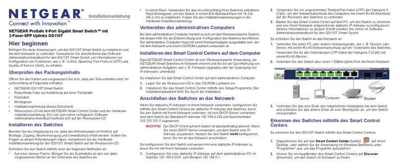 NETGEAR ProSafe GS110T User manual NETGEAR ProSafe GS110T User manual