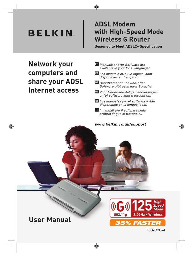 Belkin F5D7633uk4 user manual