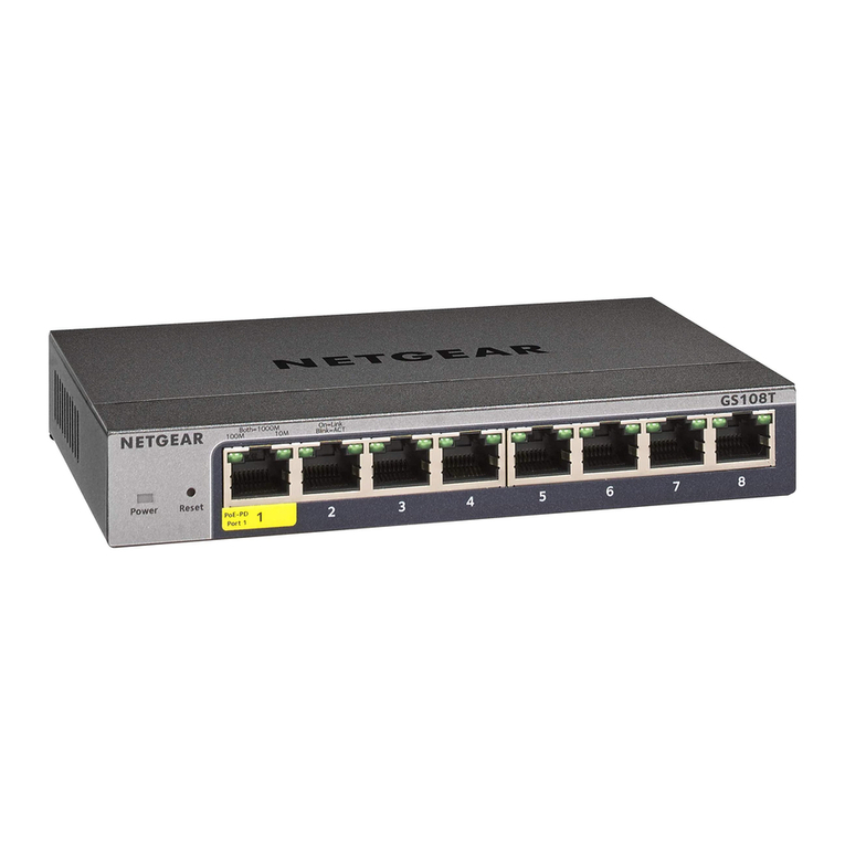 NETGEAR GS108T - ProSafe - Gigabit Smart Switch Software administration manual NETGEAR GS108T - ProSafe - Gigabit Smart Switch Software administration manual
