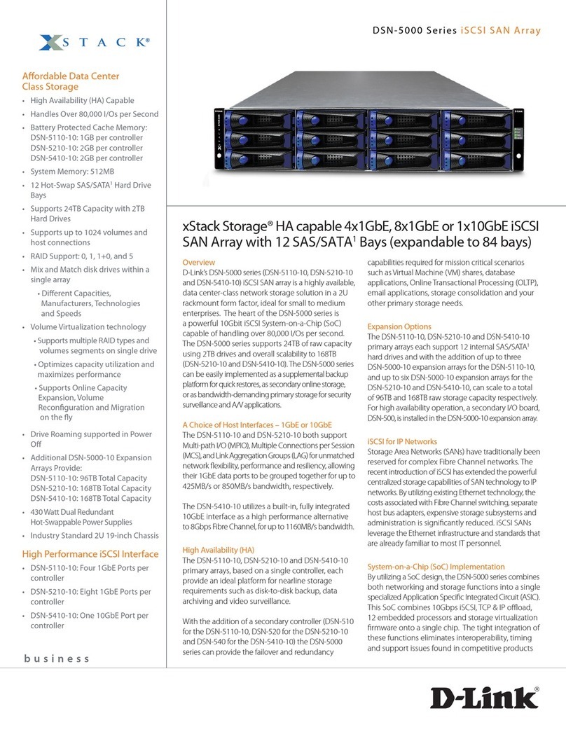 D-Link DSN-510 User manual D-Link DSN-510 User manual
