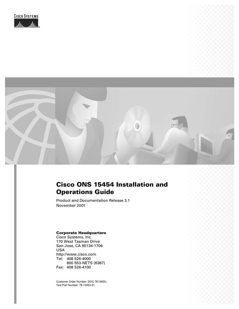 Cisco 15454-TCC - Network Processor Card User manual Cisco 15454-TCC - Network Processor Card User manual