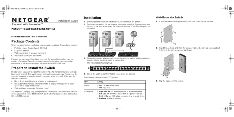 NETGEAR ProSafe GS116v2 User manual
