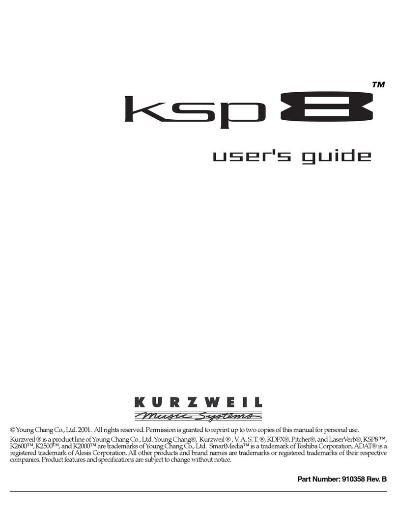 Kurzweil KSP8 - REV B manual